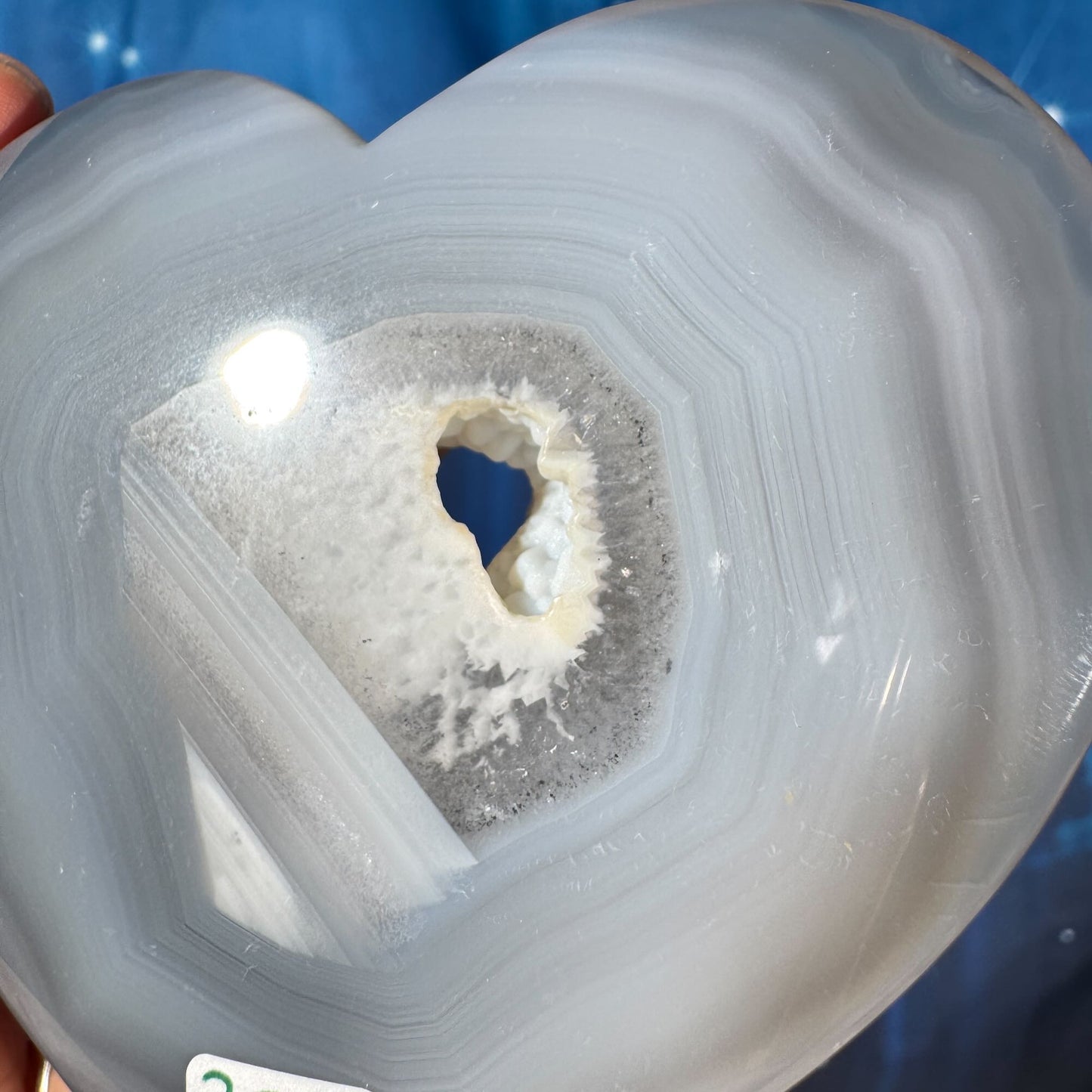 Druzy Agate Heart – 0.116 kg