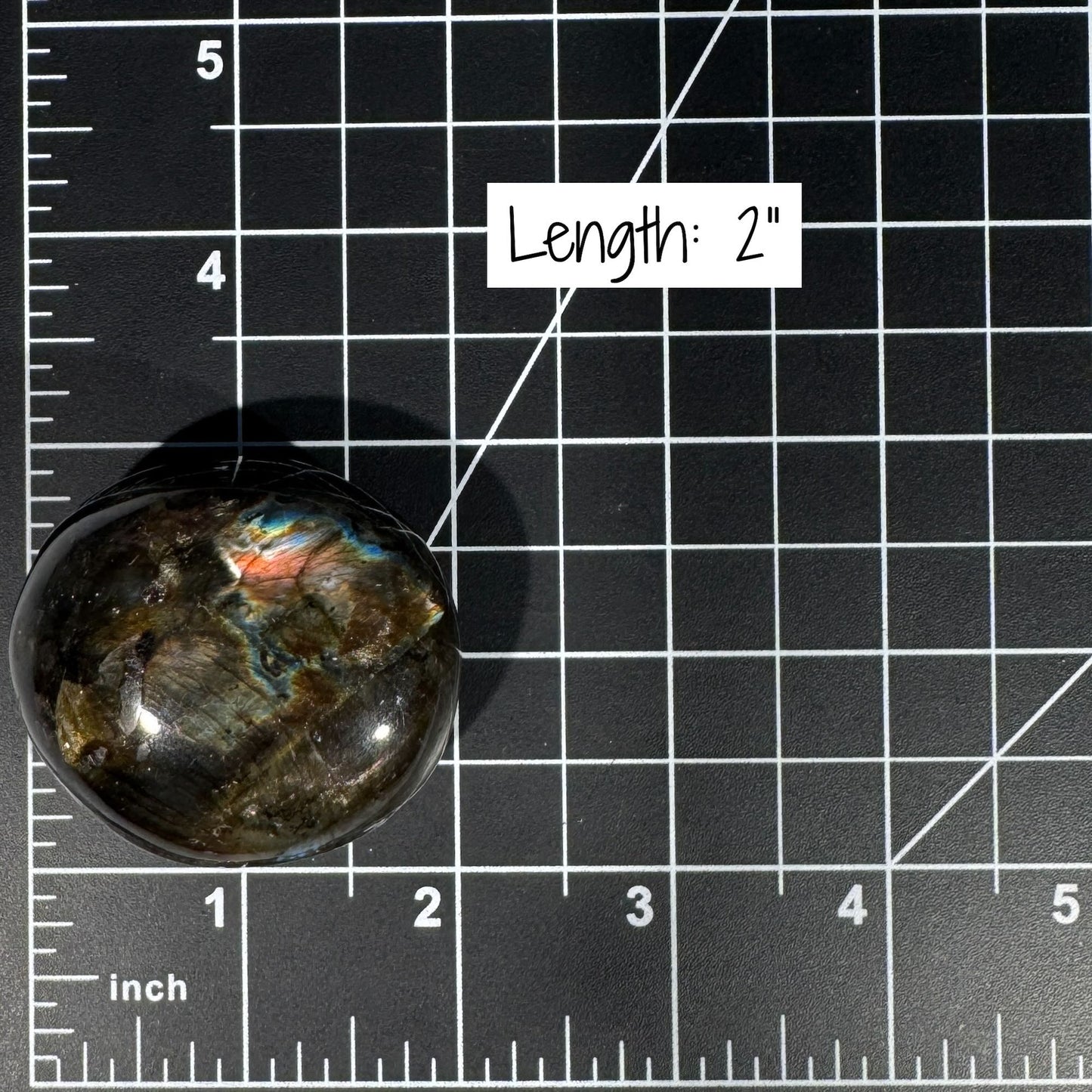 Labradorite palm stone