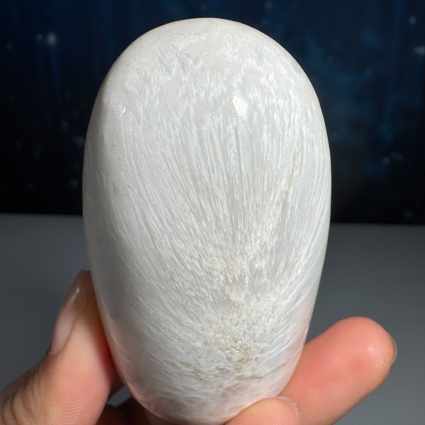 Flashy Scolecite gumdrop