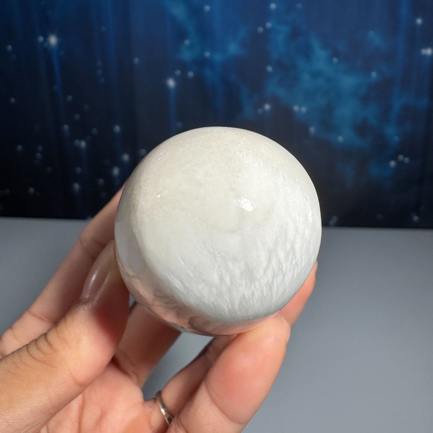 Flashy Scolecite gumdrop