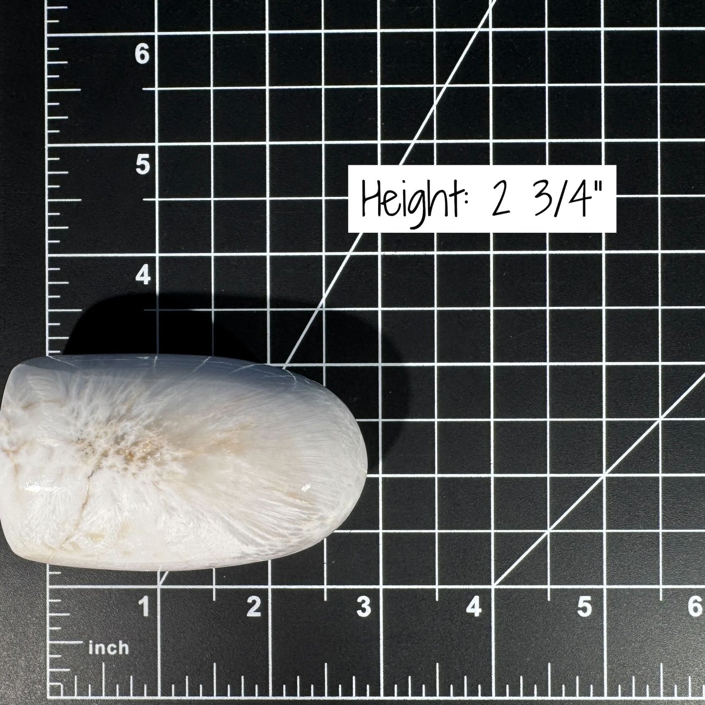 Flashy Scolecite gumdrop