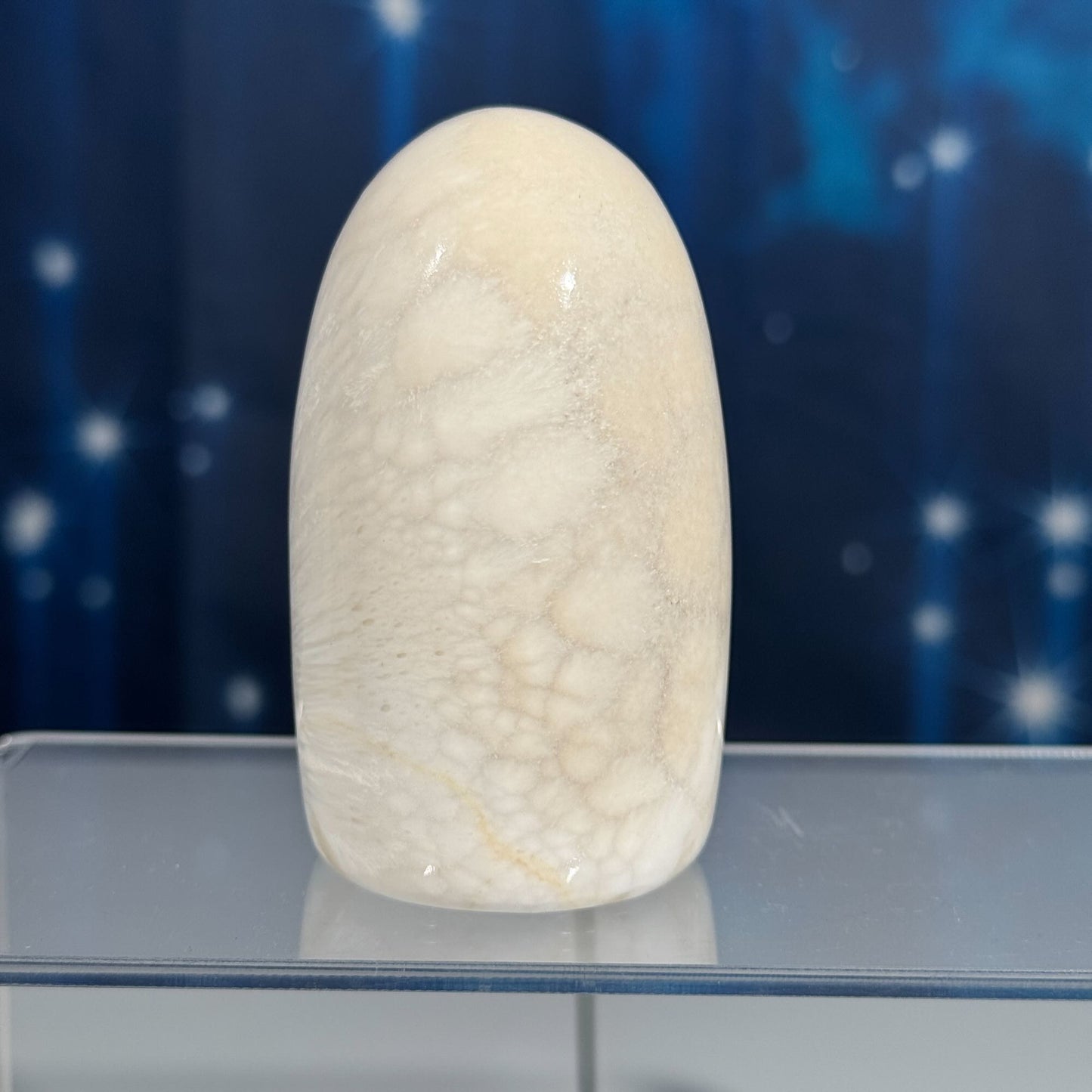 Flashy Scolecite gumdrop