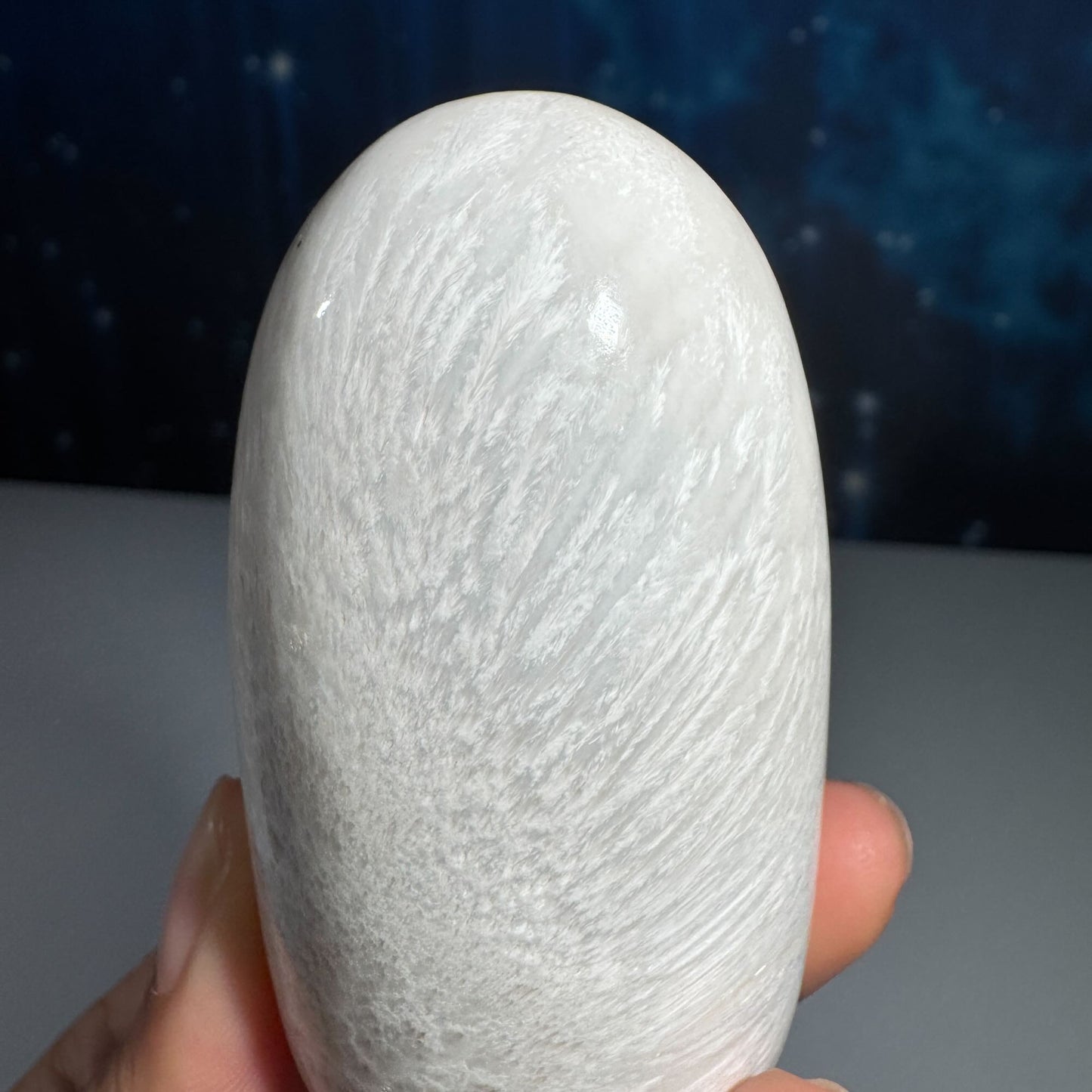 Flashy Scolecite gumdrop