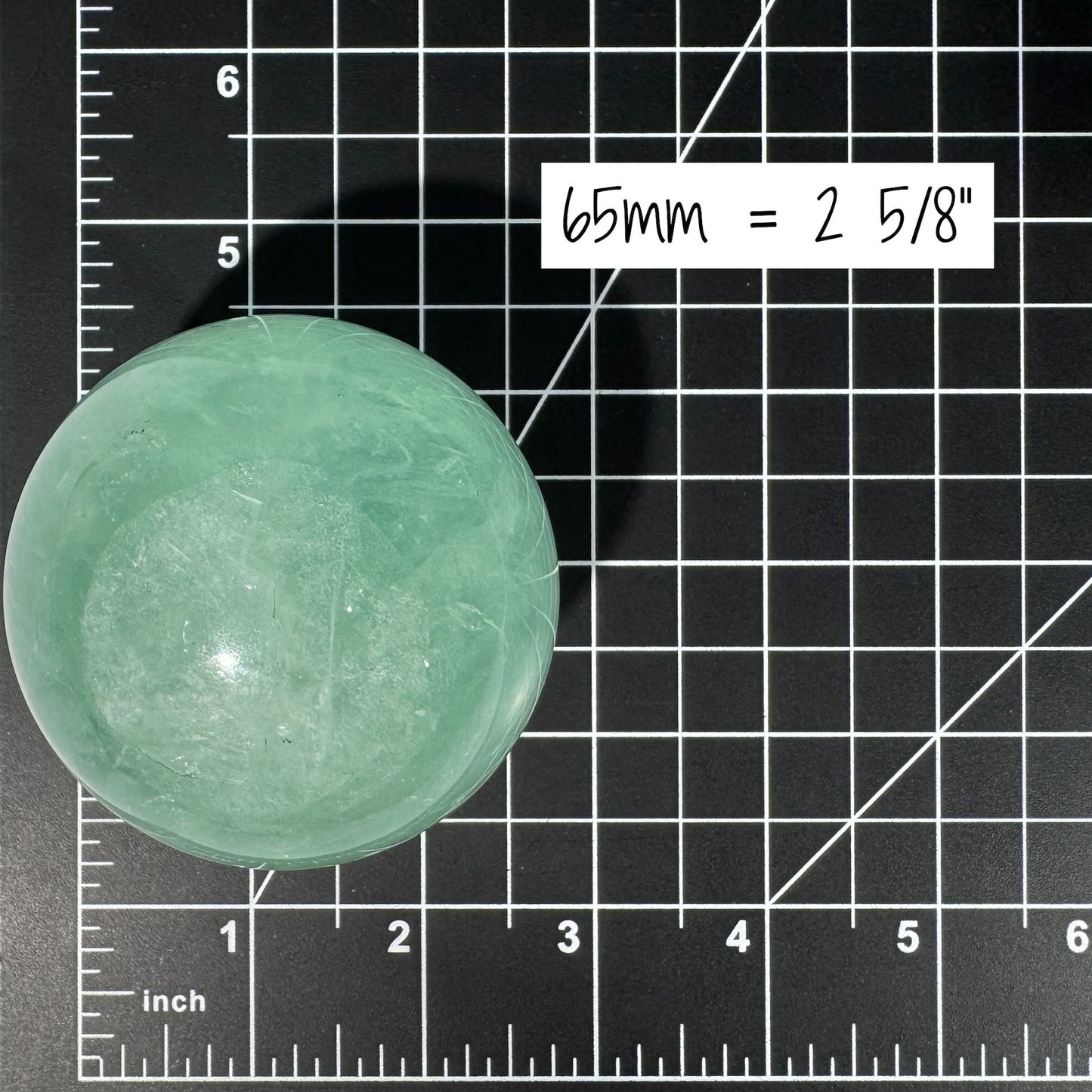 Green Fluorite sphere | Baja blast color