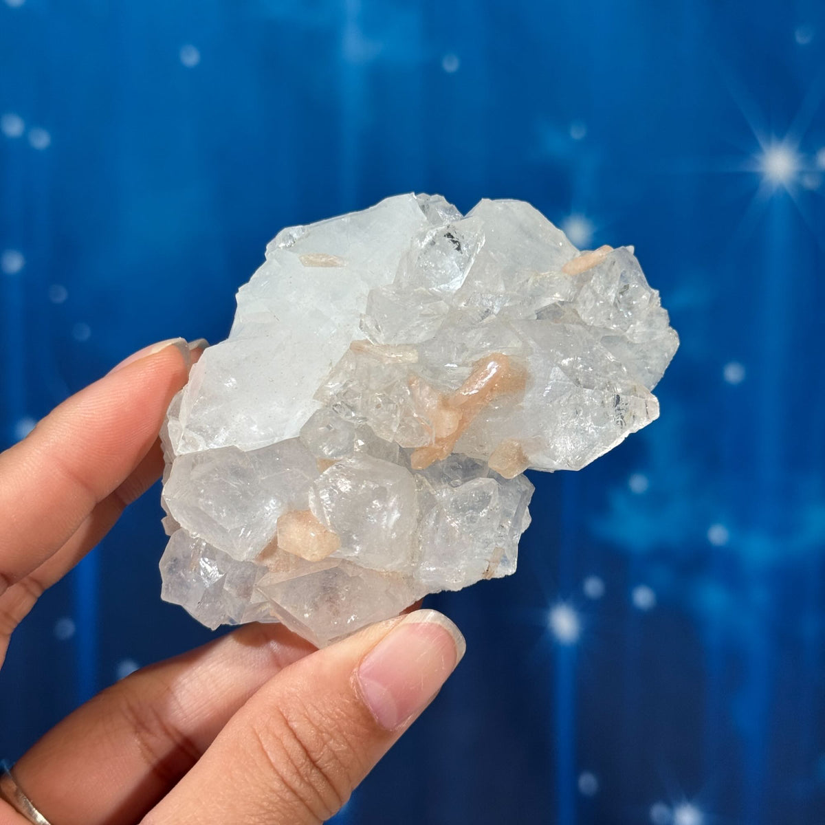 Apophyllite with Stilbite – 0.113 kg