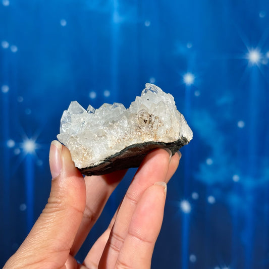 Apophyllite with Stilbite on Matrix – 0.133 kg