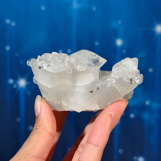 Apophyllite with Stilbite and Calcite – 0.187 kg