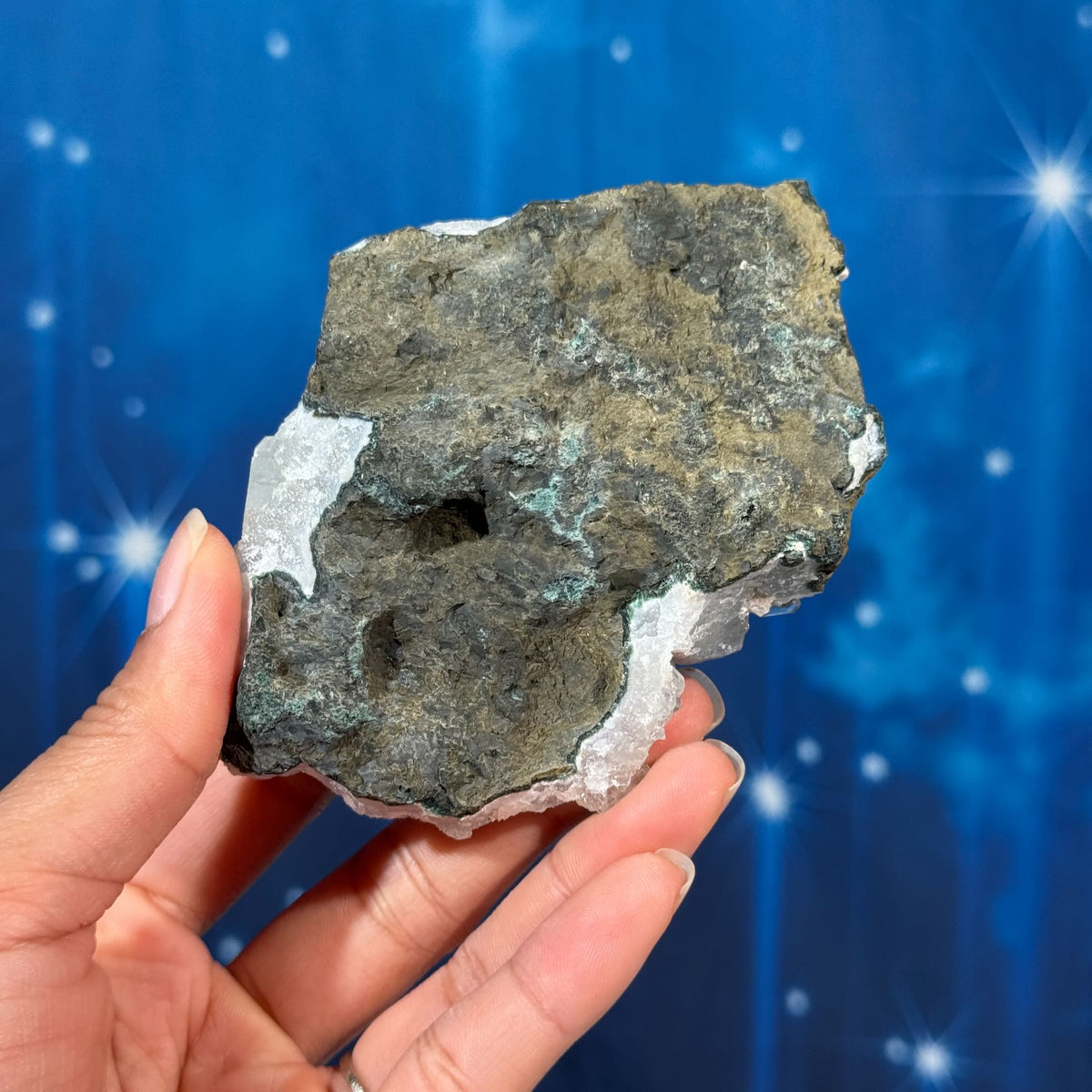 Apophyllite with Stilbite on Matrix – 0.235 kg