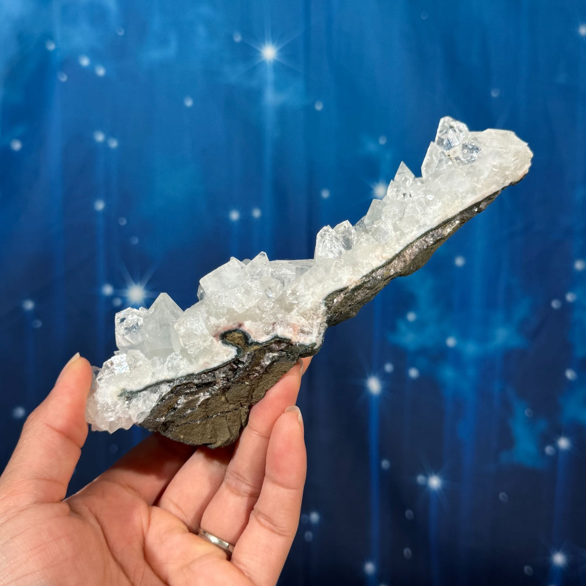 Apophyllite with Heulandite on Matrix – 0.377 kg