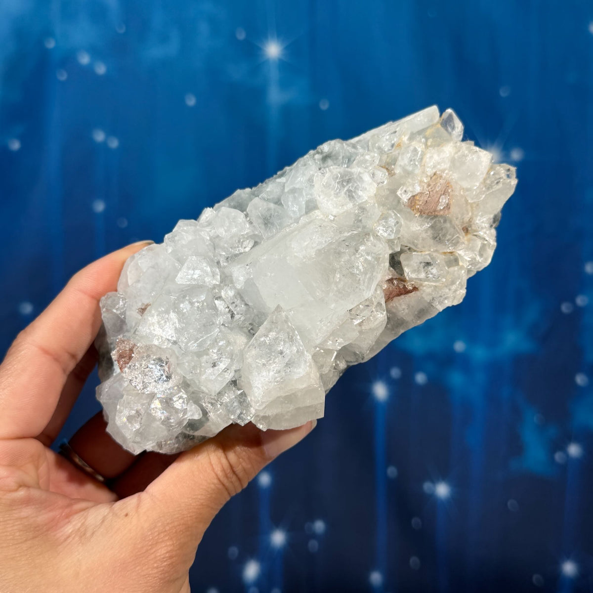 Apophyllite with Stilbite & Heulandite on Matrix – 0.462 kg