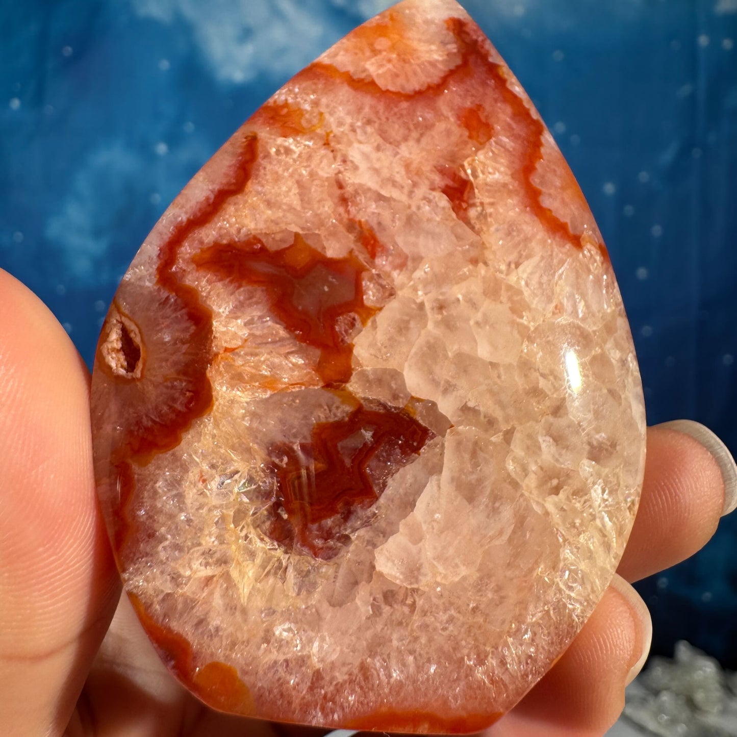 Carnelian free form – Heated • 0.099 kg