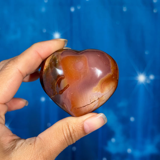 Polychrome Jasper Heart – 0.136 kg