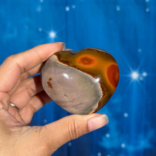 Polychrome Jasper Heart – 0.170 kg