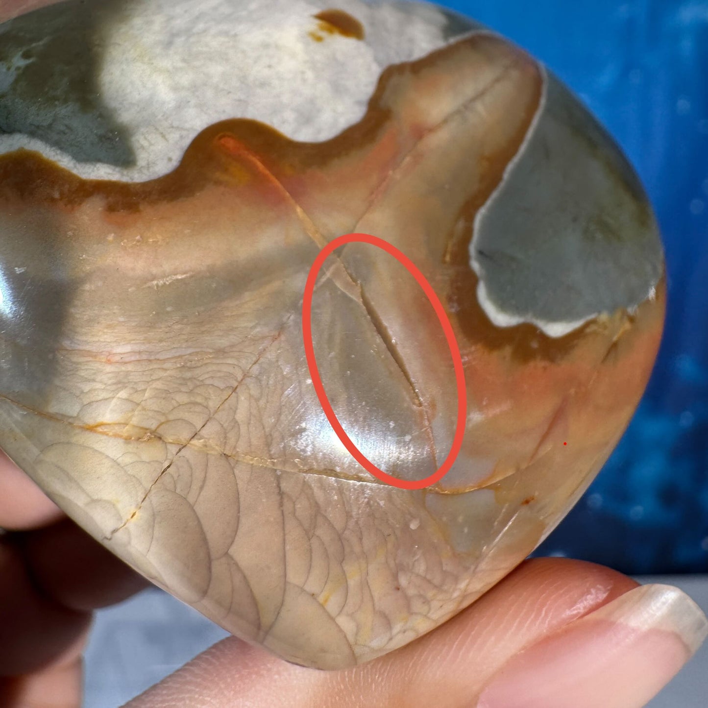 Polychrome Jasper Heart – 0.190 kg