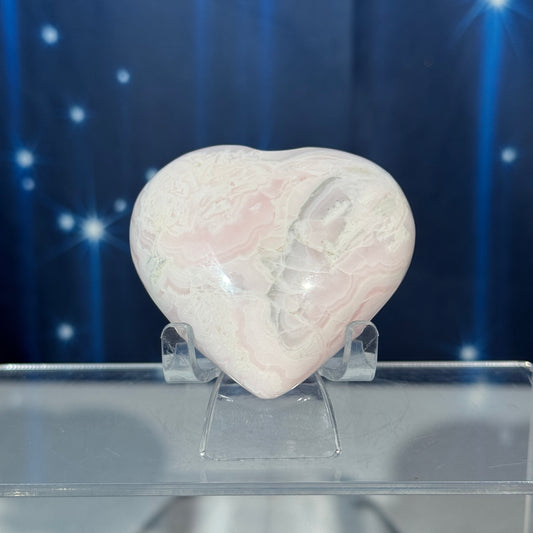 Pink Mangano Calcite Heart – 0.150 kg