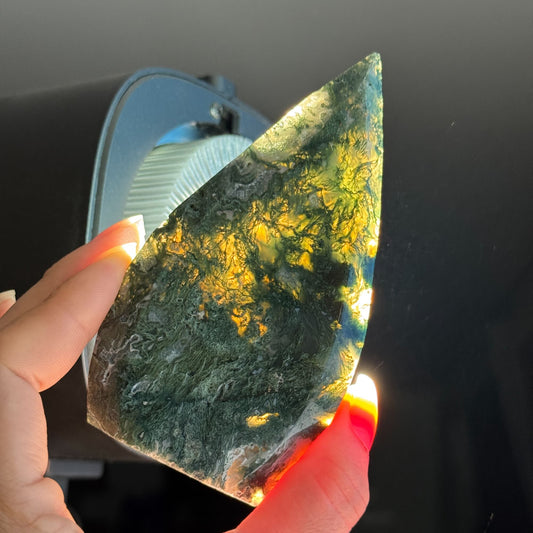 Moss Agate Free Form – 0.207 kg