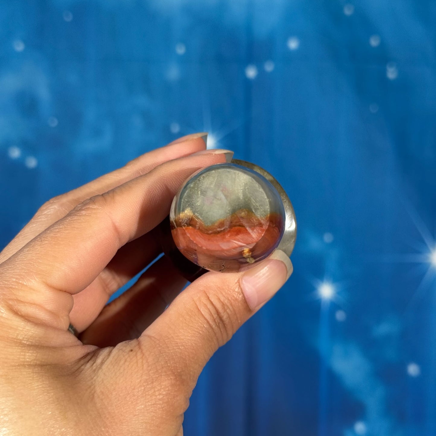 Polychrome Jasper Mushroom – 0.133 kg