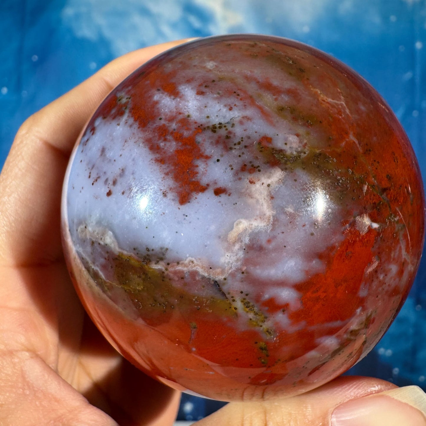 Red Jasper Sphere – 0.513 kg