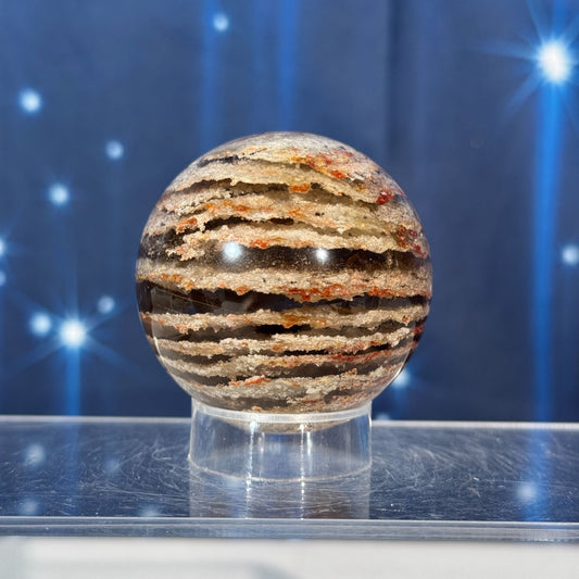 Thousand Layer Garden Quartz Sphere • 0.201 kg