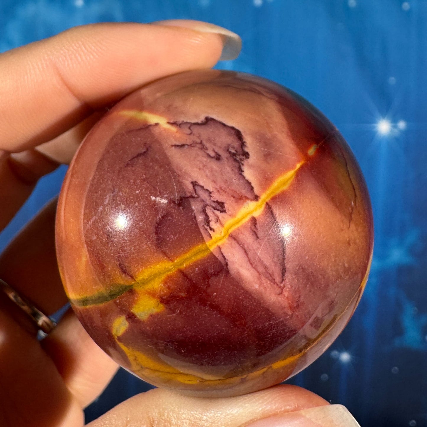 Mookaite Sphere – 0.147 kg