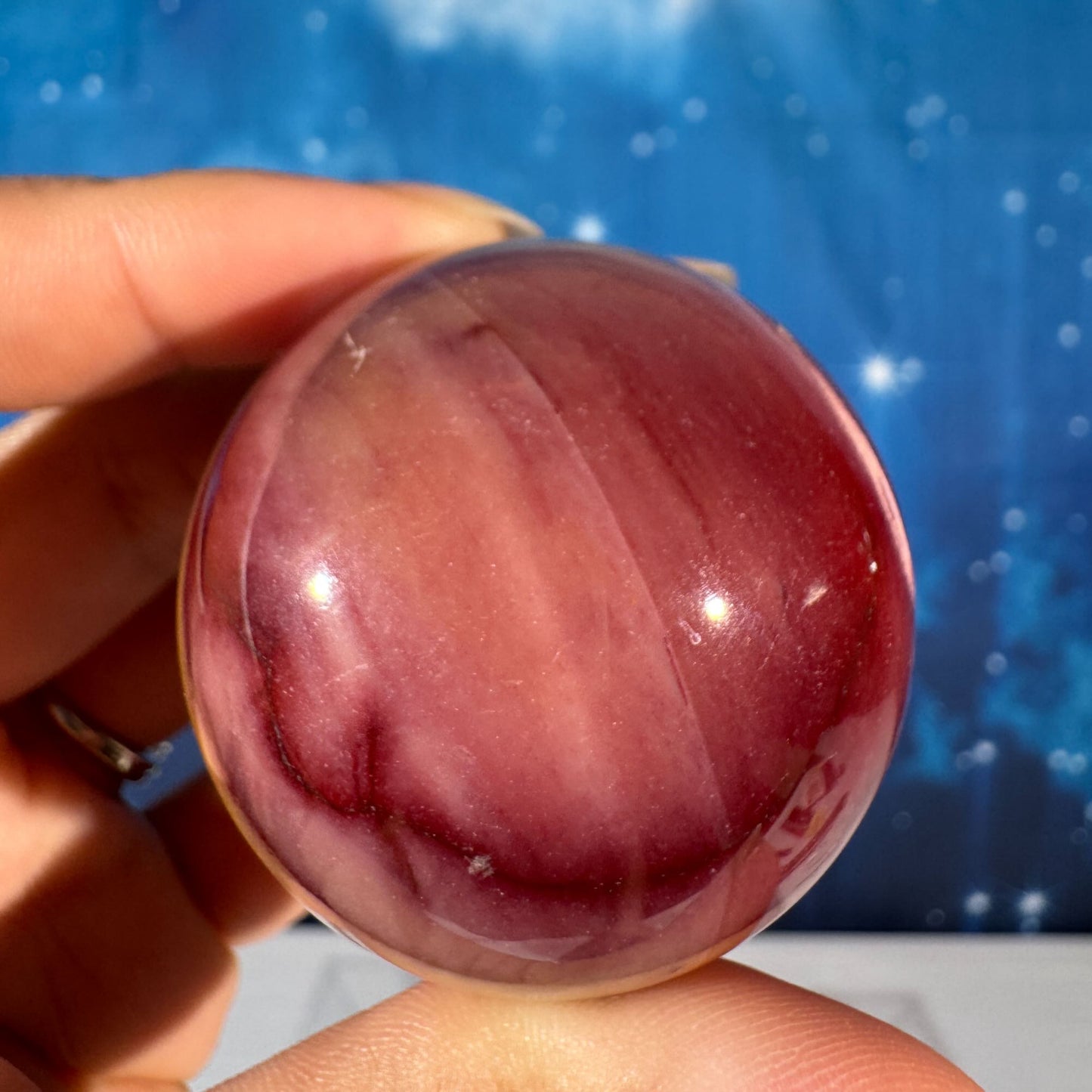 Mookaite Sphere – 0.119 kg