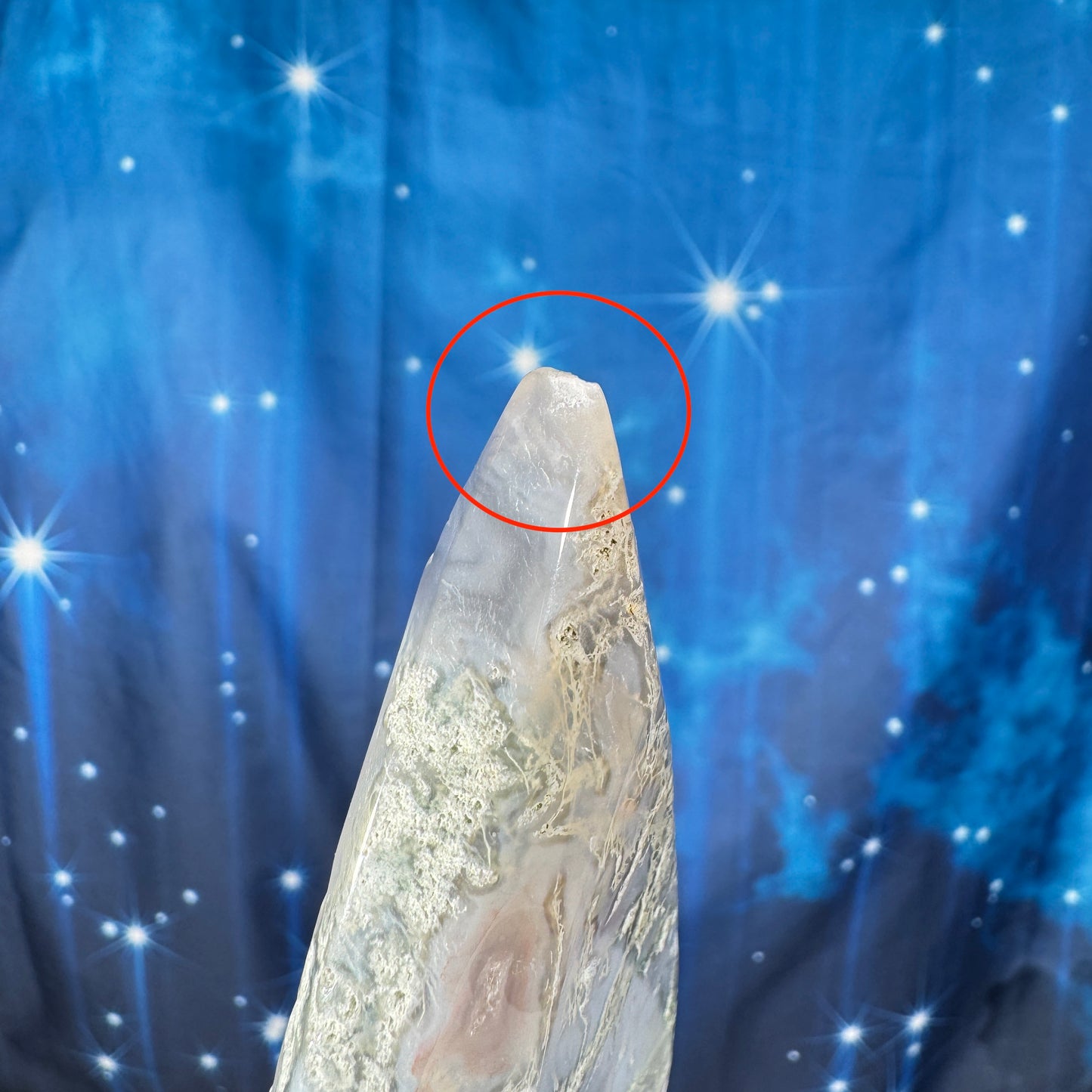 Moss Agate Free Form – 0.312 kg