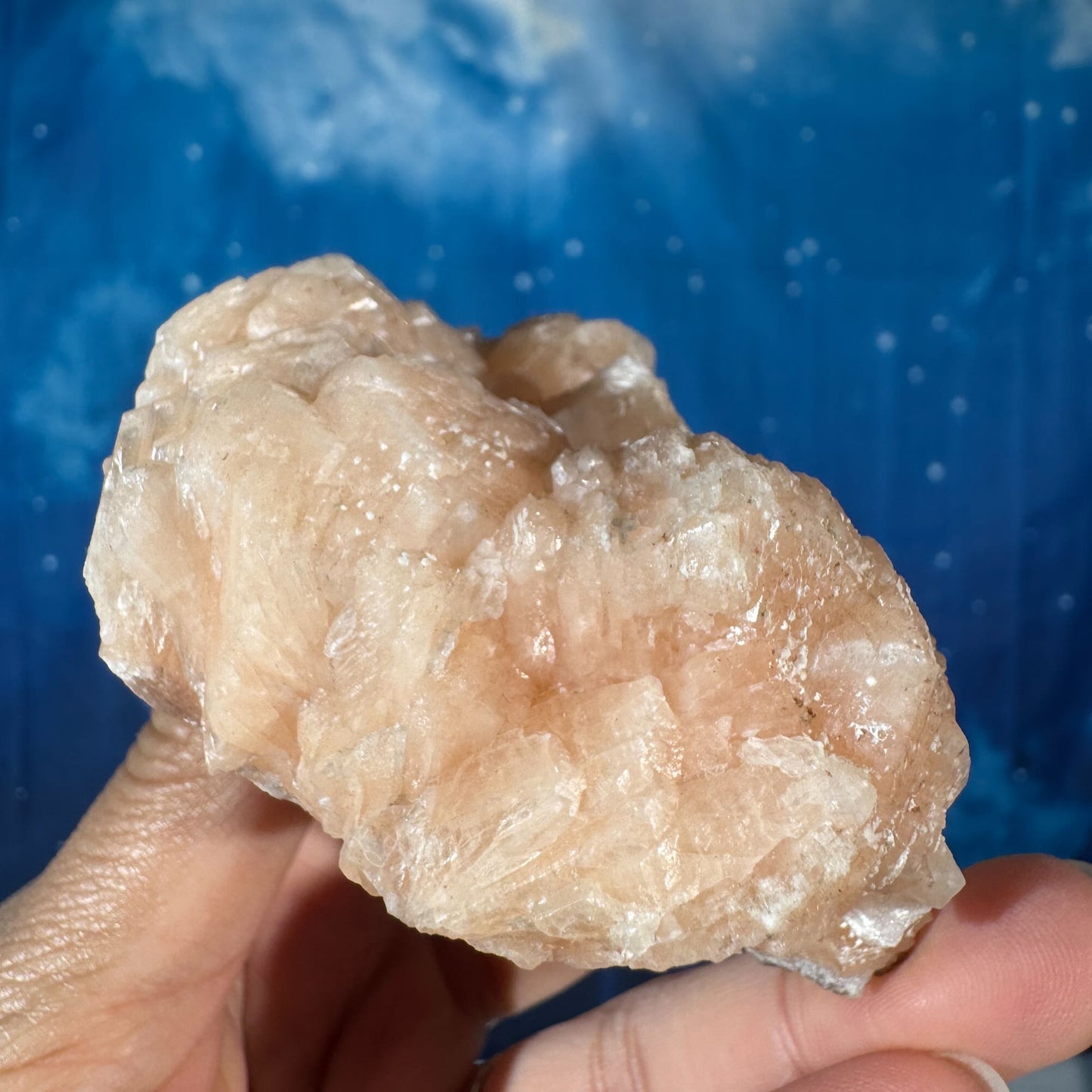 Peach Stilbite Raw – 0.187 kg