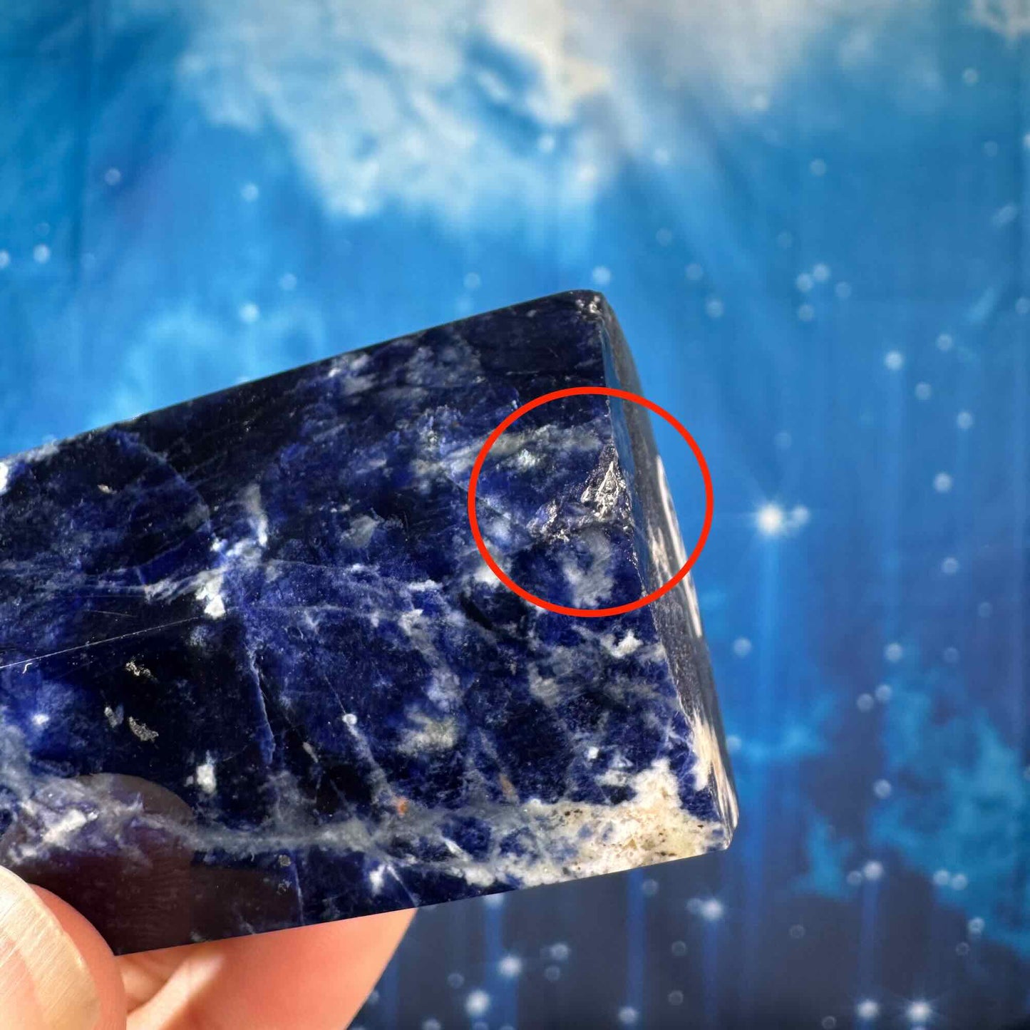 Sodalite Point – 0.181 kg
