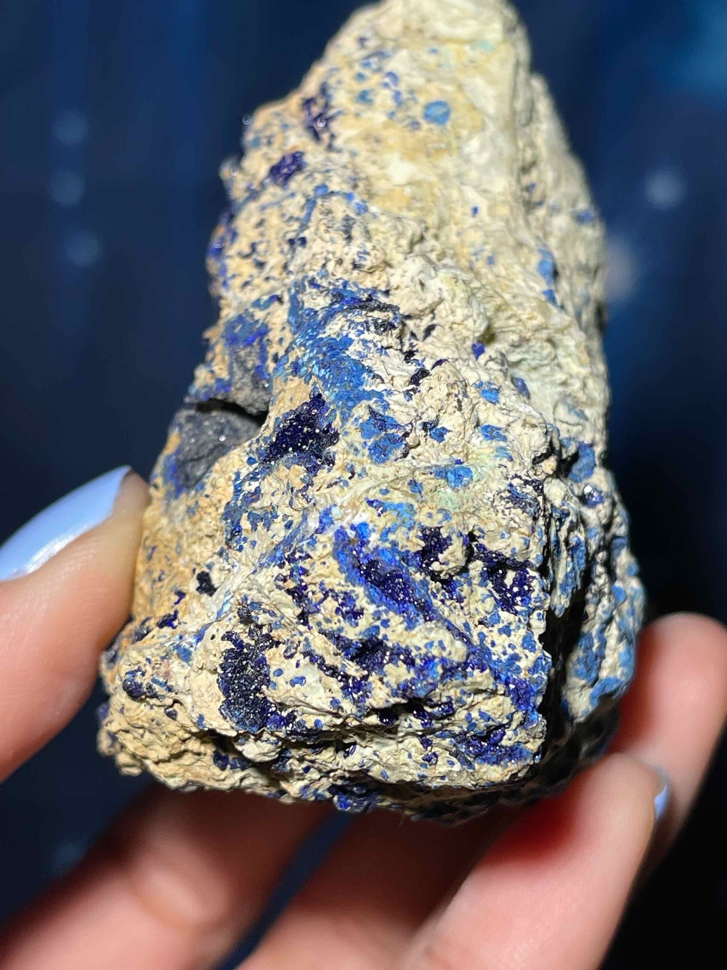 Azurite specimen | 3" long | 170 grams | in a soft matrix