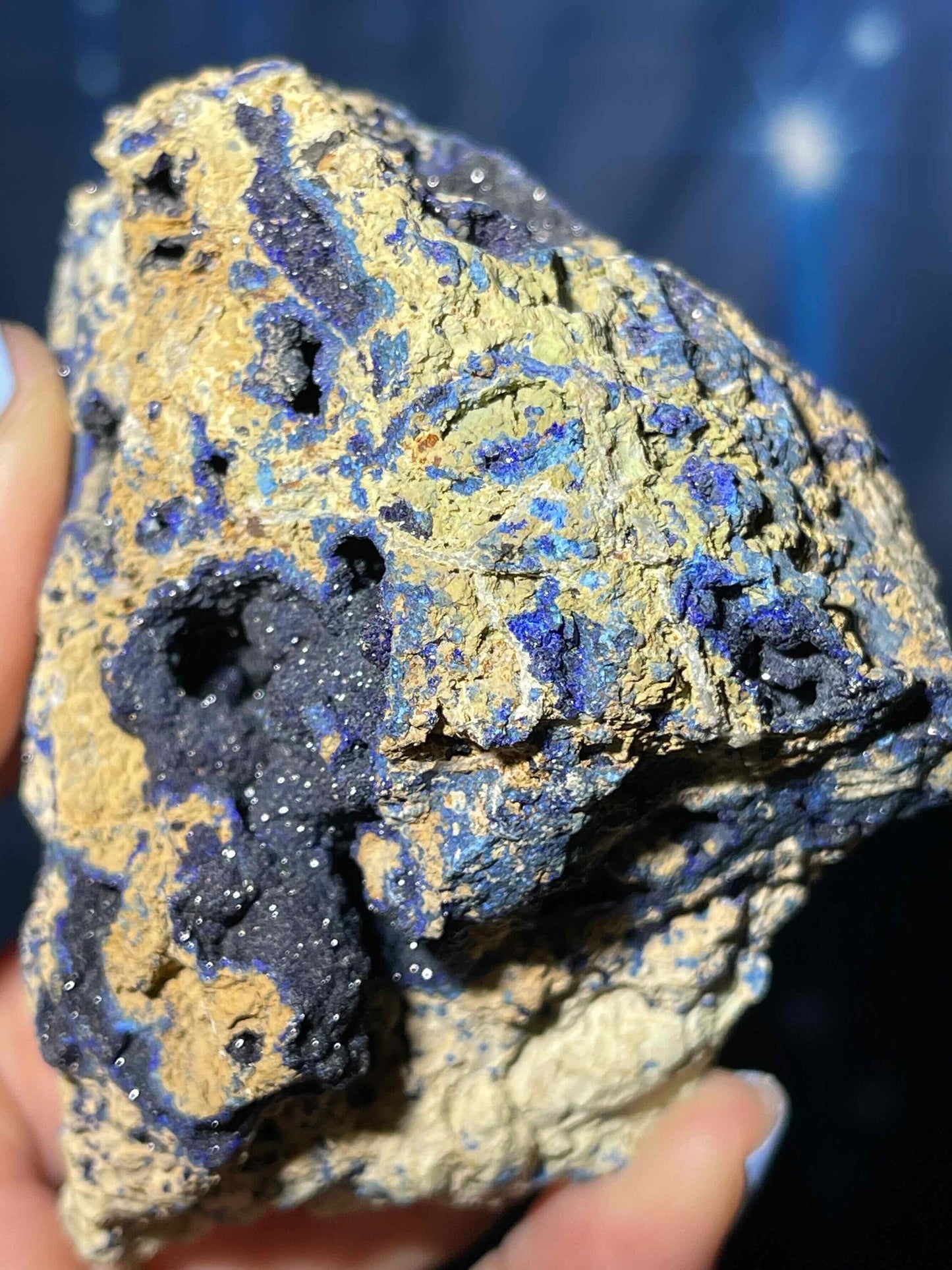 Azurite specimen | 3" long | 170 grams | in a soft matrix