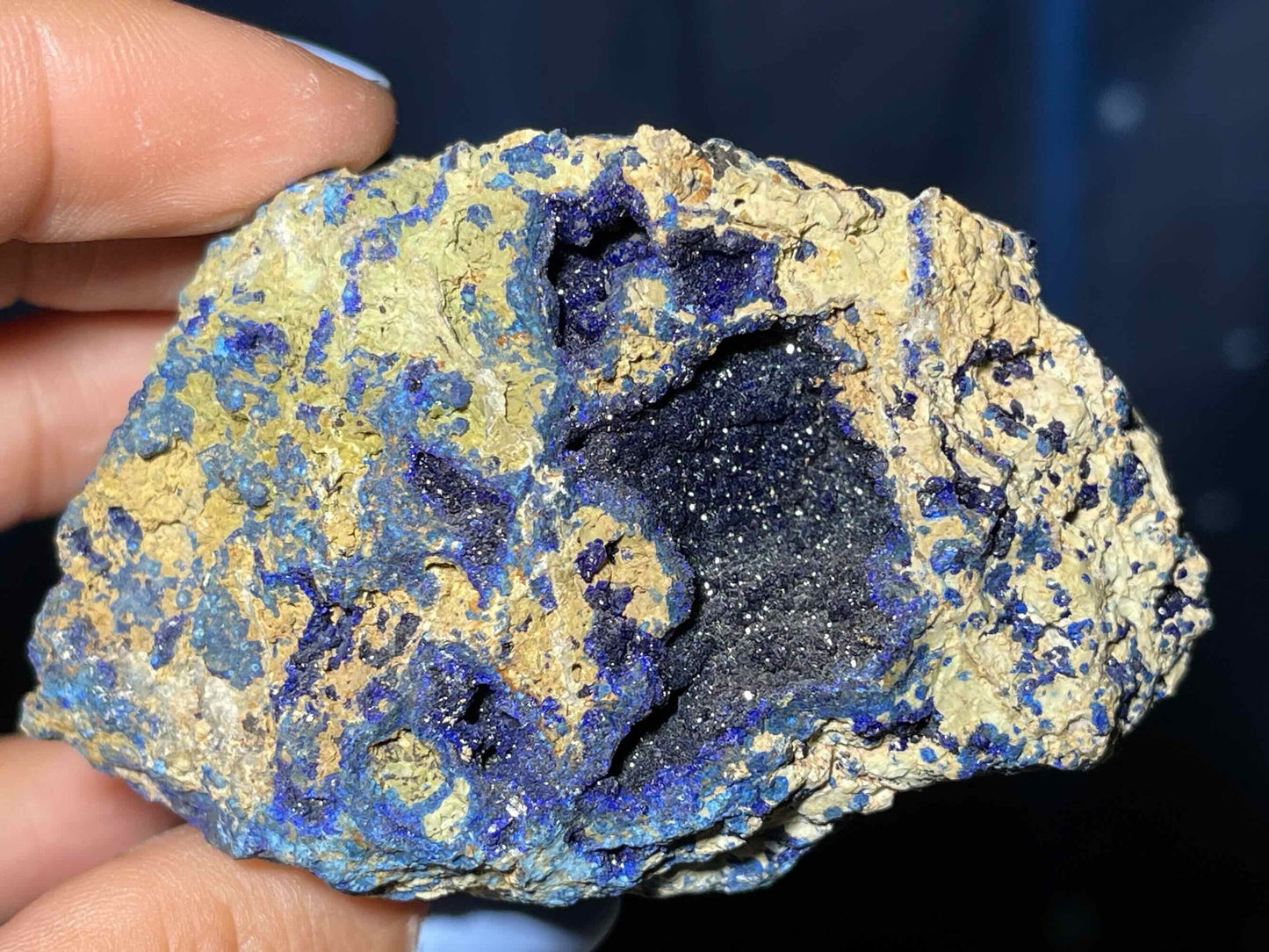 Azurite specimen | 3" long | 170 grams | in a soft matrix
