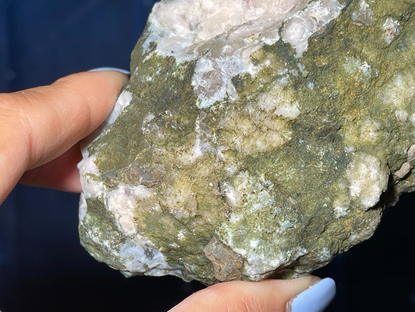 Unpolished Flower Agate slab | 4 1/8” long | 206 grams | matte look | NOT self-standing