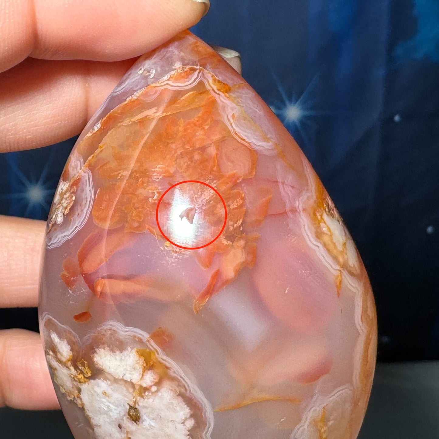 Flower Agate free form | 2 1/2" tall | 144 grams | gorgeous Flower Agate flame | red Flower Agate | pink Flower Agate | Tucson find