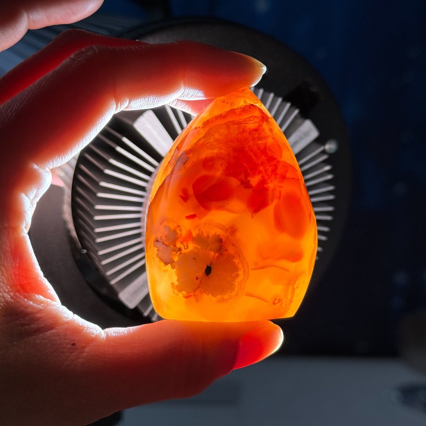 Flower Agate free form | 2 1/2" tall | 144 grams | gorgeous Flower Agate flame | red Flower Agate | pink Flower Agate | Tucson find