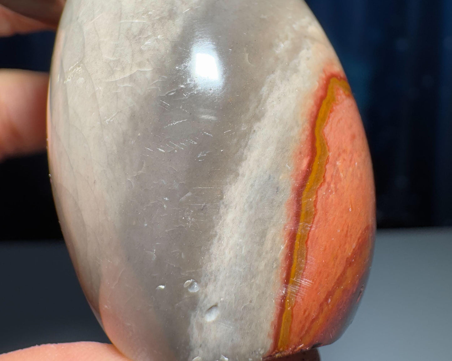 Polychrome Jasper mushroom | 2 3/8" tall | 116 grams | Damage Discount | Desert Jasper