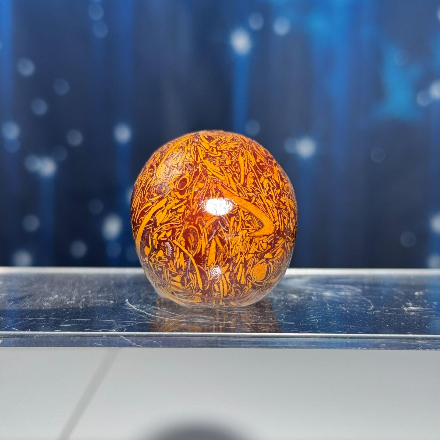 Calligraphy stone mini skull | 2" long | 90 grams
