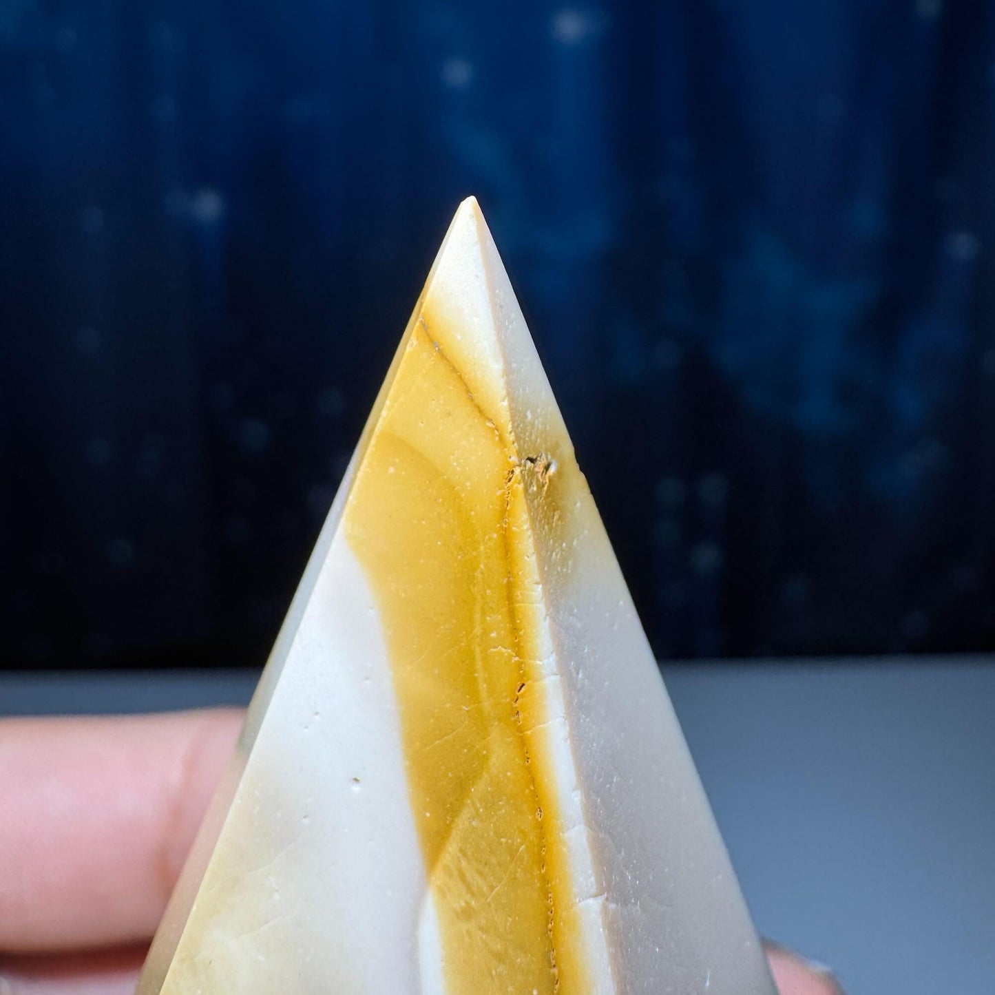 Mookaite Jasper cone | 3 7/8" tall | 216 grams | Mookaite point