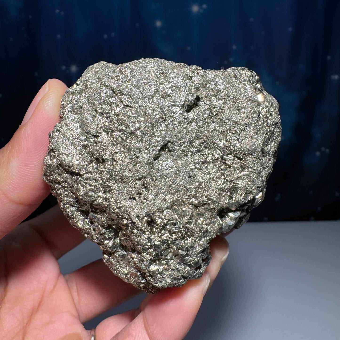 Pyrite raw | 2 1/2” long | 451 grams | fools gold | Pyrite specimen | raw Pyrite