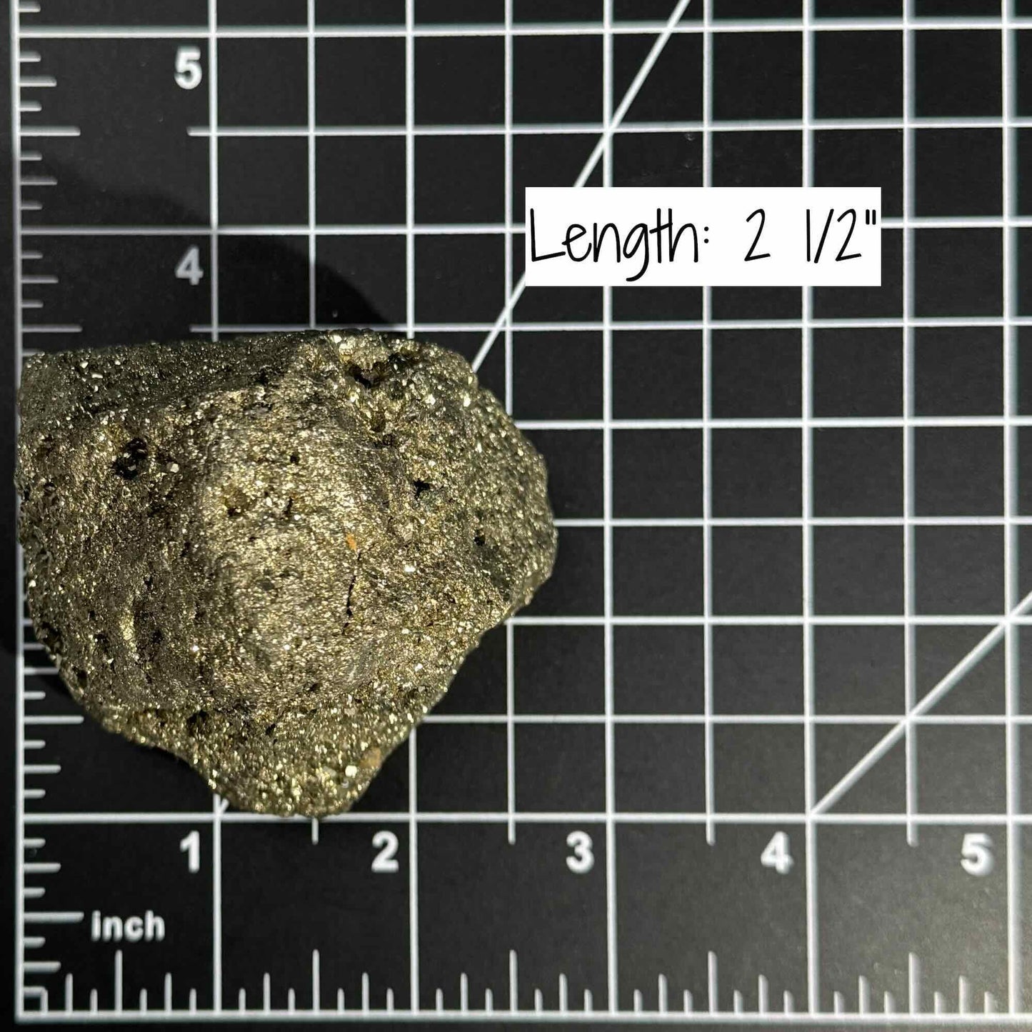 Pyrite raw | 2 1/2” long | 451 grams | fools gold | Pyrite specimen | raw Pyrite