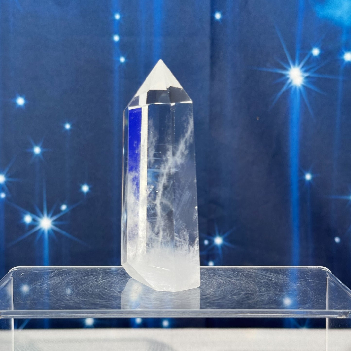 Blue Needle Quartz Point – 0.159 kg