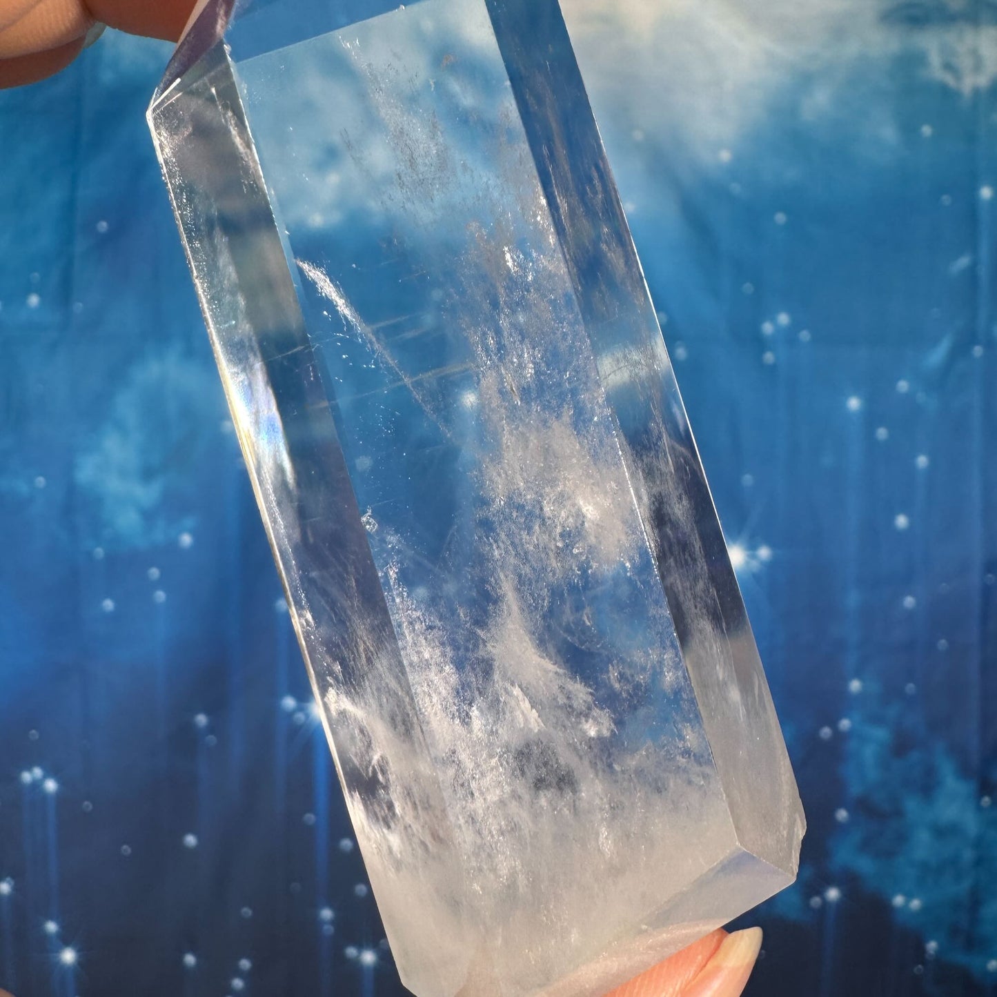 Blue Needle Quartz Point – 0.159 kg