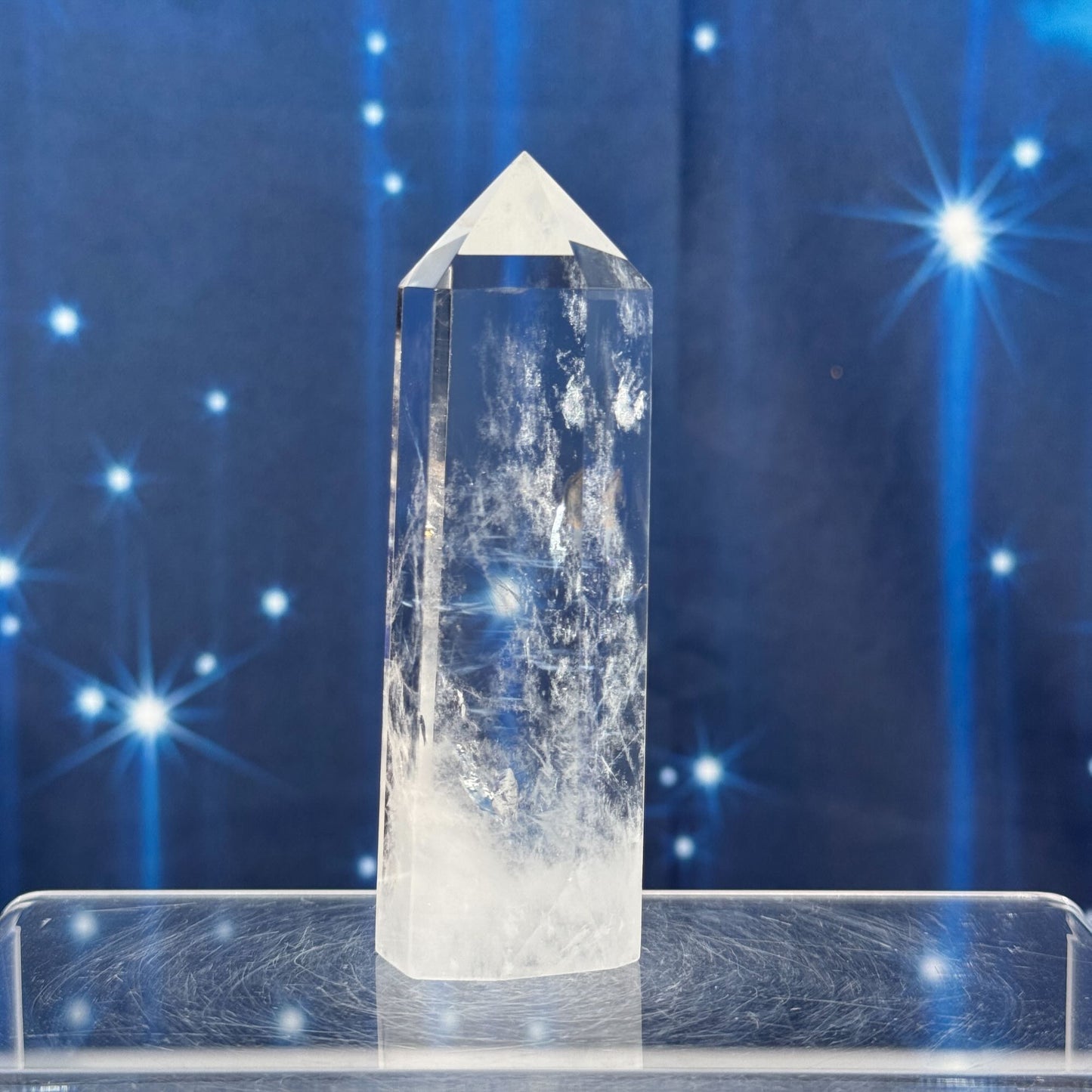 Blue Needle Quartz Point – 0.128 kg