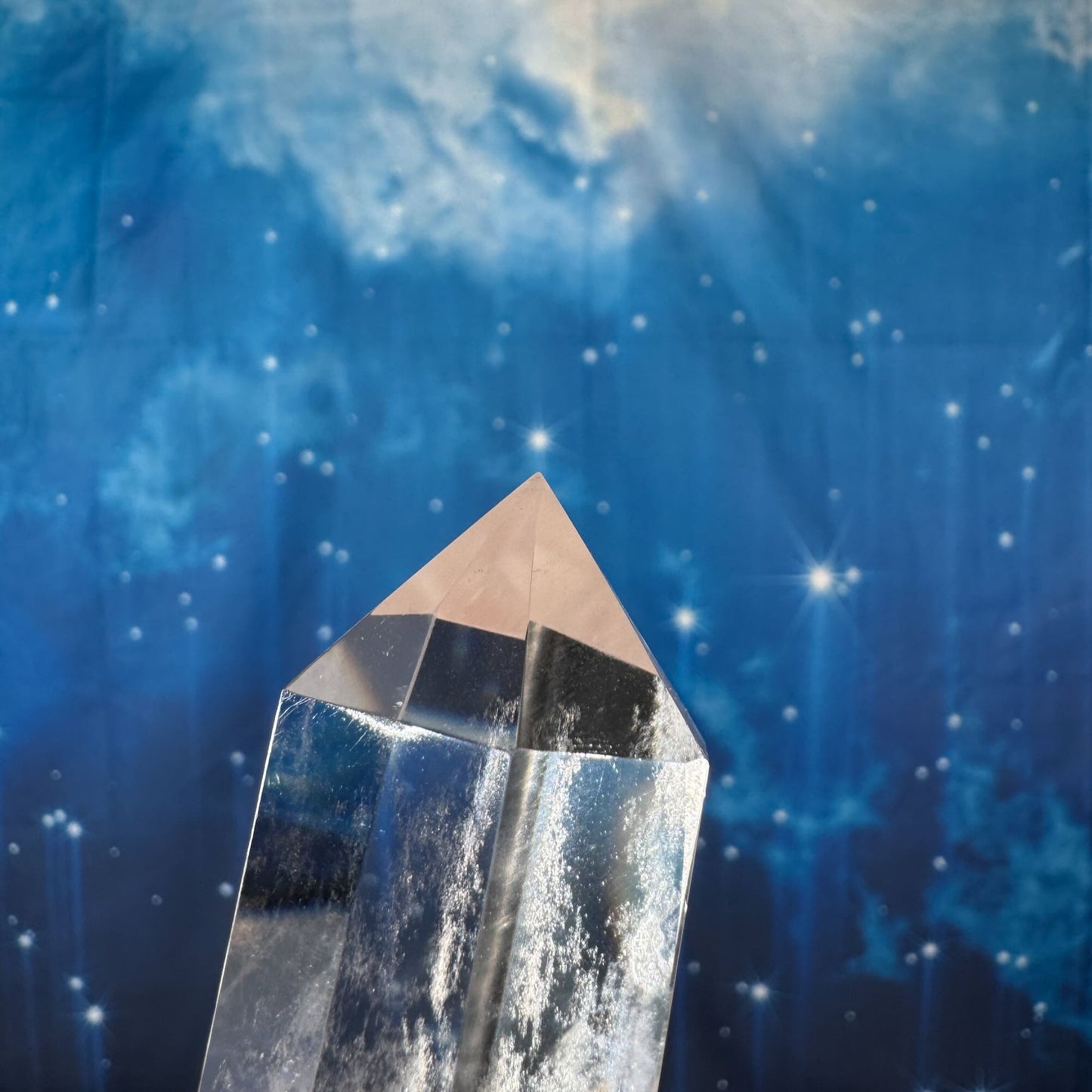 Blue Needle Quartz Point – 0.128 kg