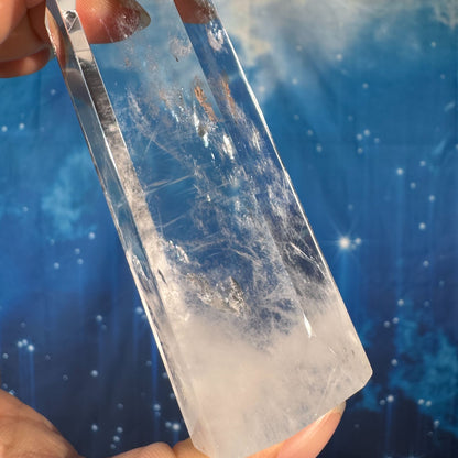 Blue Needle Quartz Point – 0.128 kg