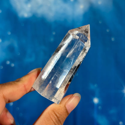 Blue Needle Quartz Point – 0.105 kg
