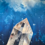 Blue Needle Quartz Point – 0.105 kg