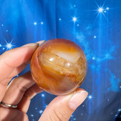 Carnelian Egg – Heated • 0.136 kg