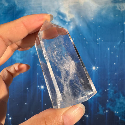 Blue Needle Quartz Point – 0.105 kg