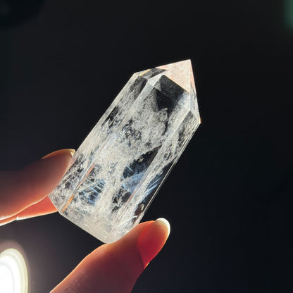 Blue Needle Quartz Point – 0.105 kg
