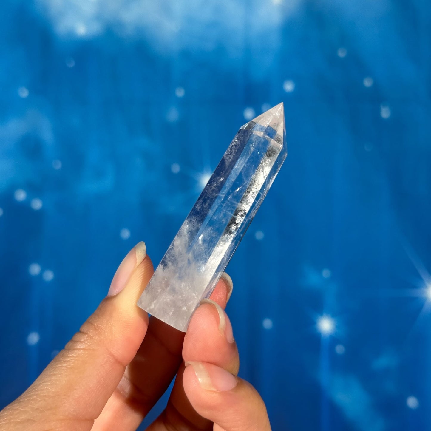 Blue Needle Quartz Point – 0.034 kg